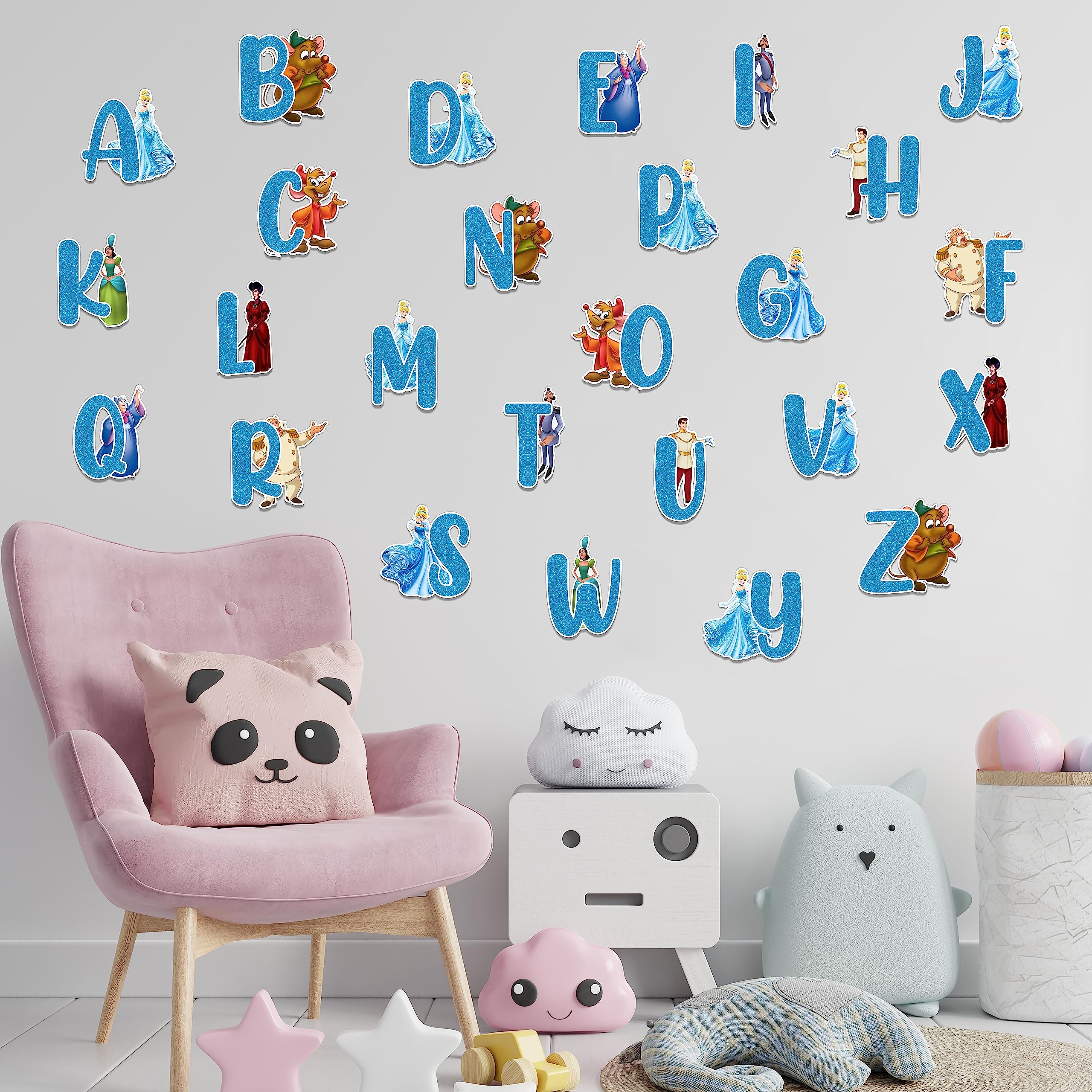 Seyal® Cnderela Alphabet Wall Sticker