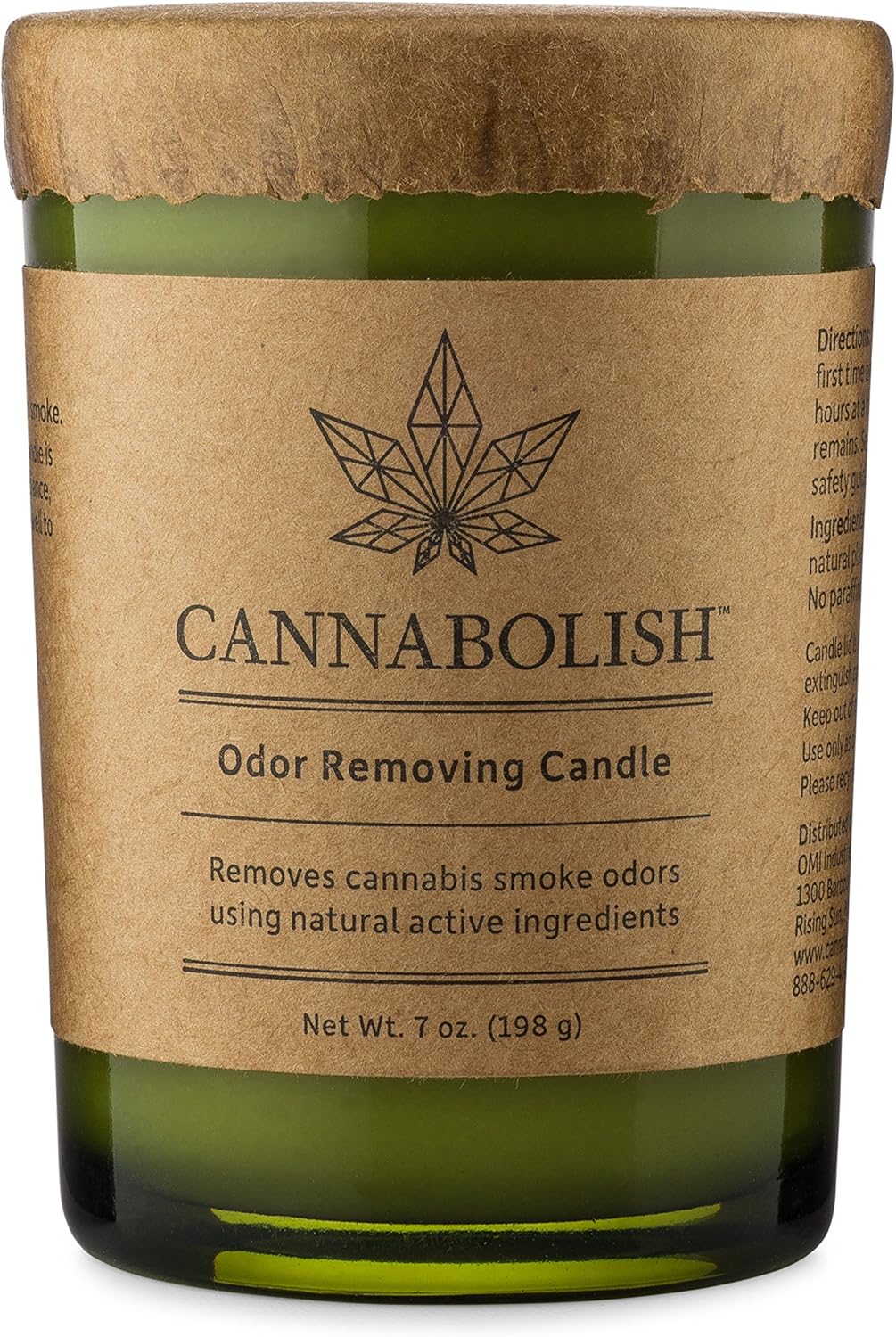 Cannabolish Cannabis Smoke Odor Removing Candle, 7 oz. Amazon.co.uk Kitchen & Home