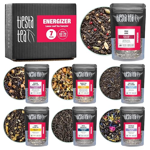 Tiesta Tea - Black Sampler Dry Flight Set | Loose Leaf | High Caffeine ...