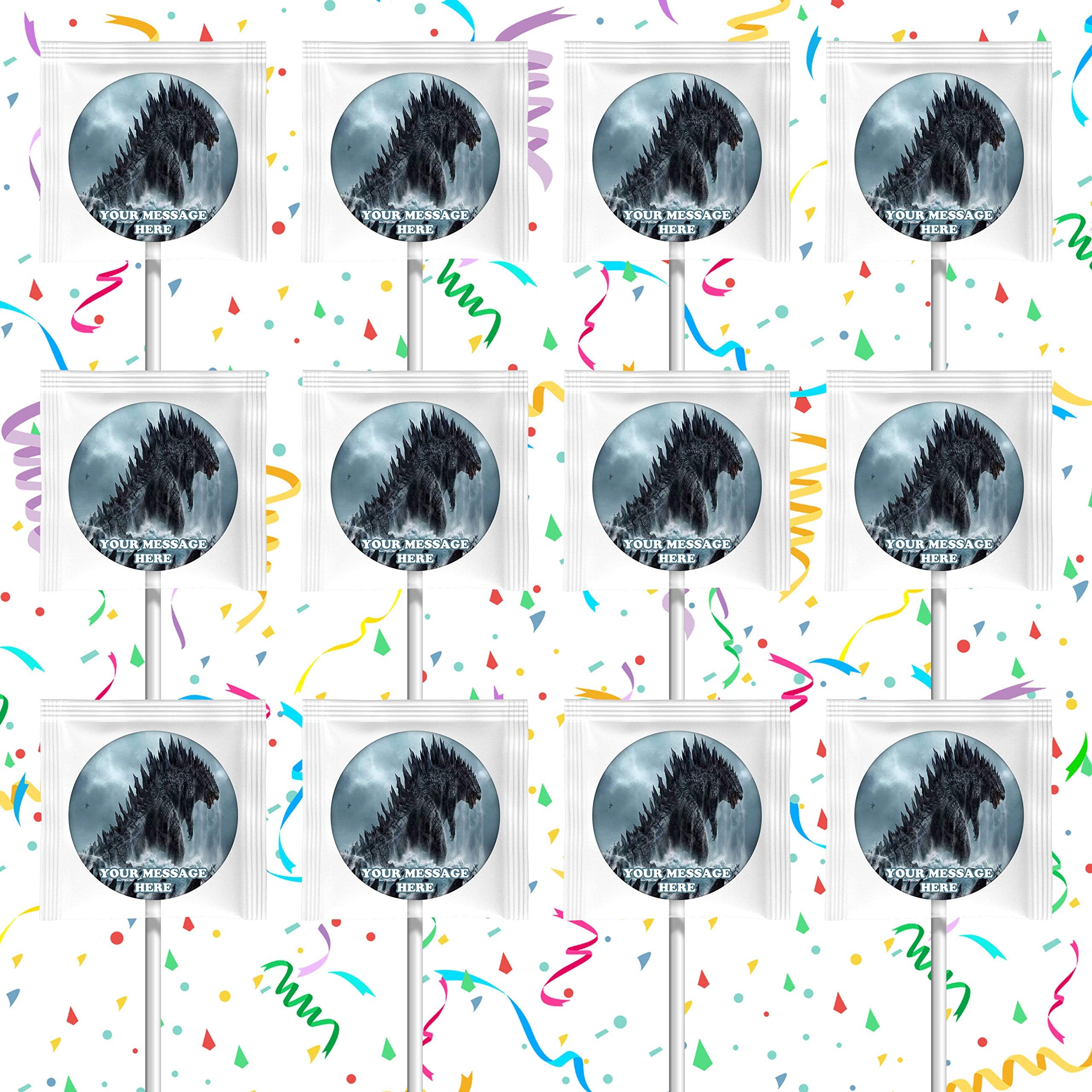 Godzilla Party Favors Supplies Decorations Lollipops 12 Pcs
