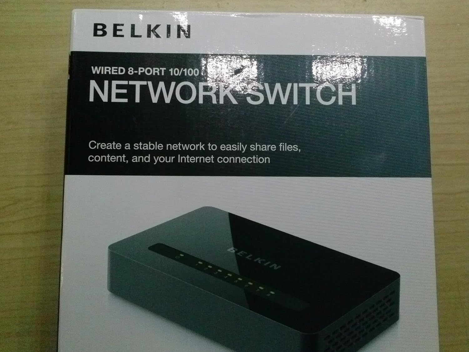 Belkin 8Port Network Switch Unmanaged Silver Network Switches