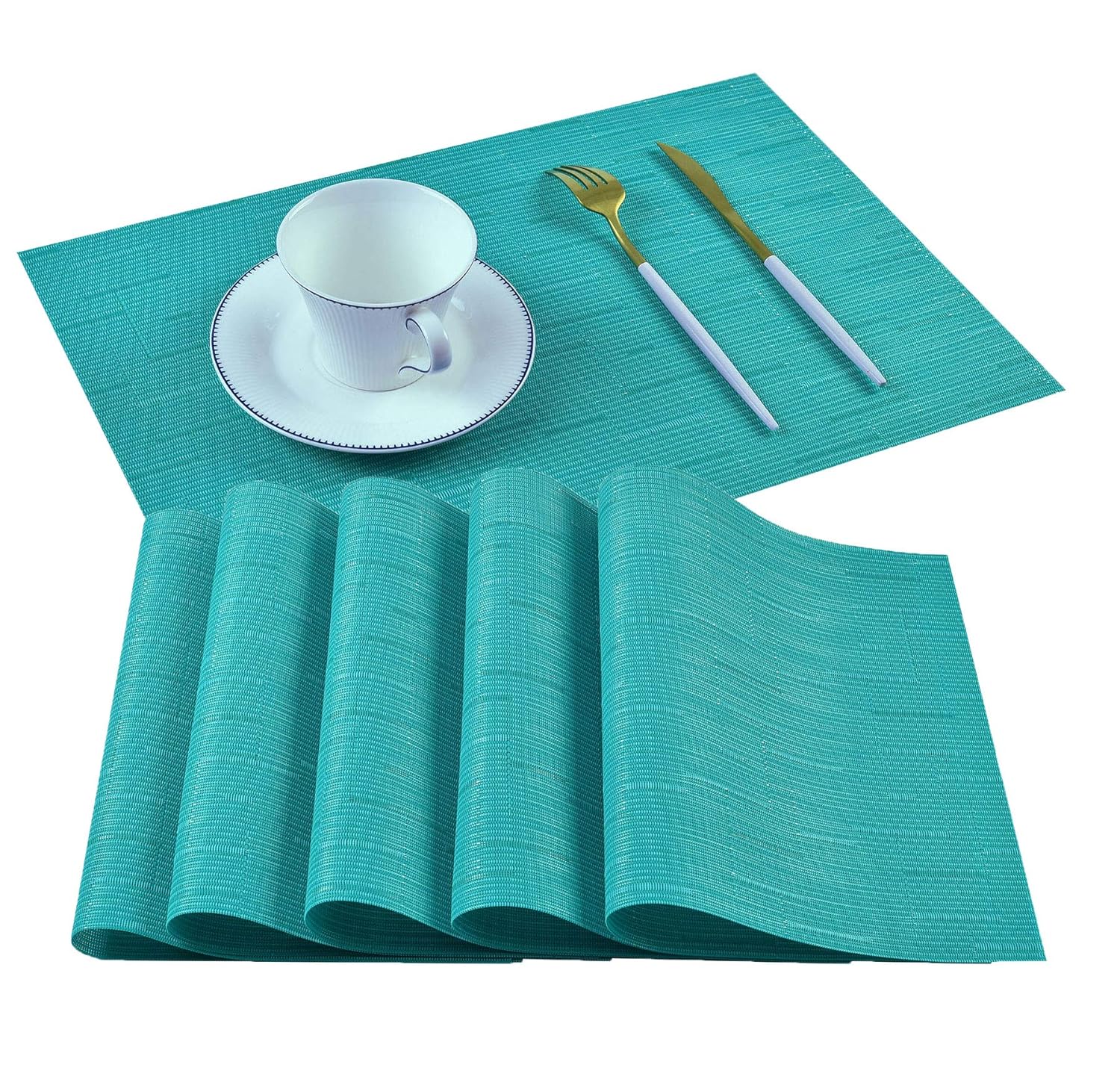 Best elegant placemats for dining table teal Your Kitchen