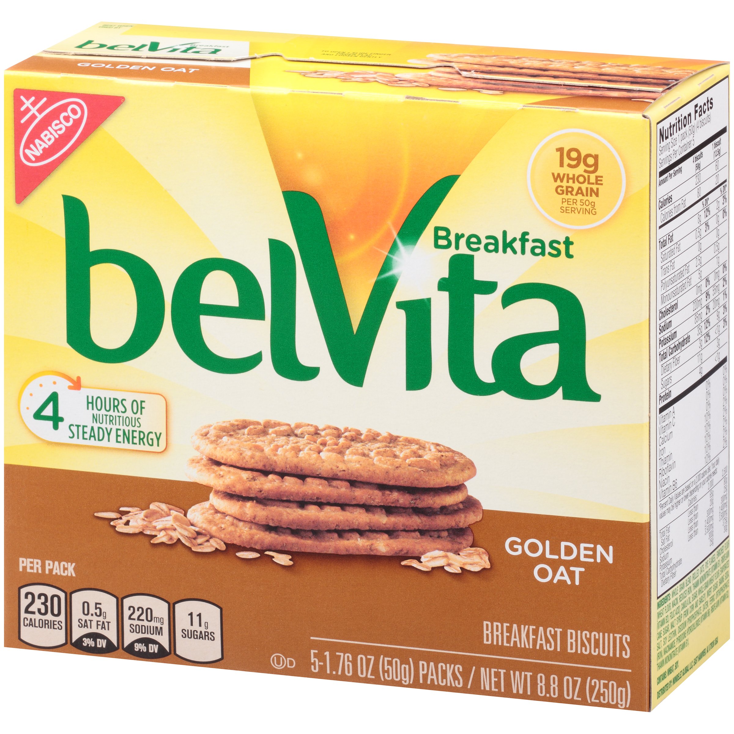 belVita Breakfast Biscuits, Golden Oat Breakfast Biscuits, 8.8 oz Buy Online in UAE. Grocery
