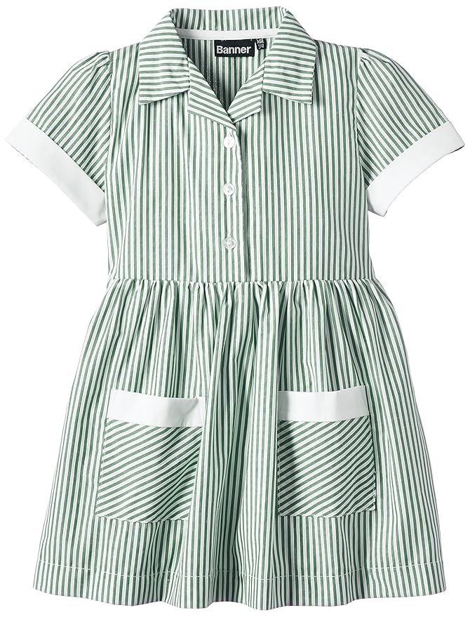 Blue Max Banner Girls' Kinsale Dress, Green, 6 (Size5/6) Amazon.co.uk