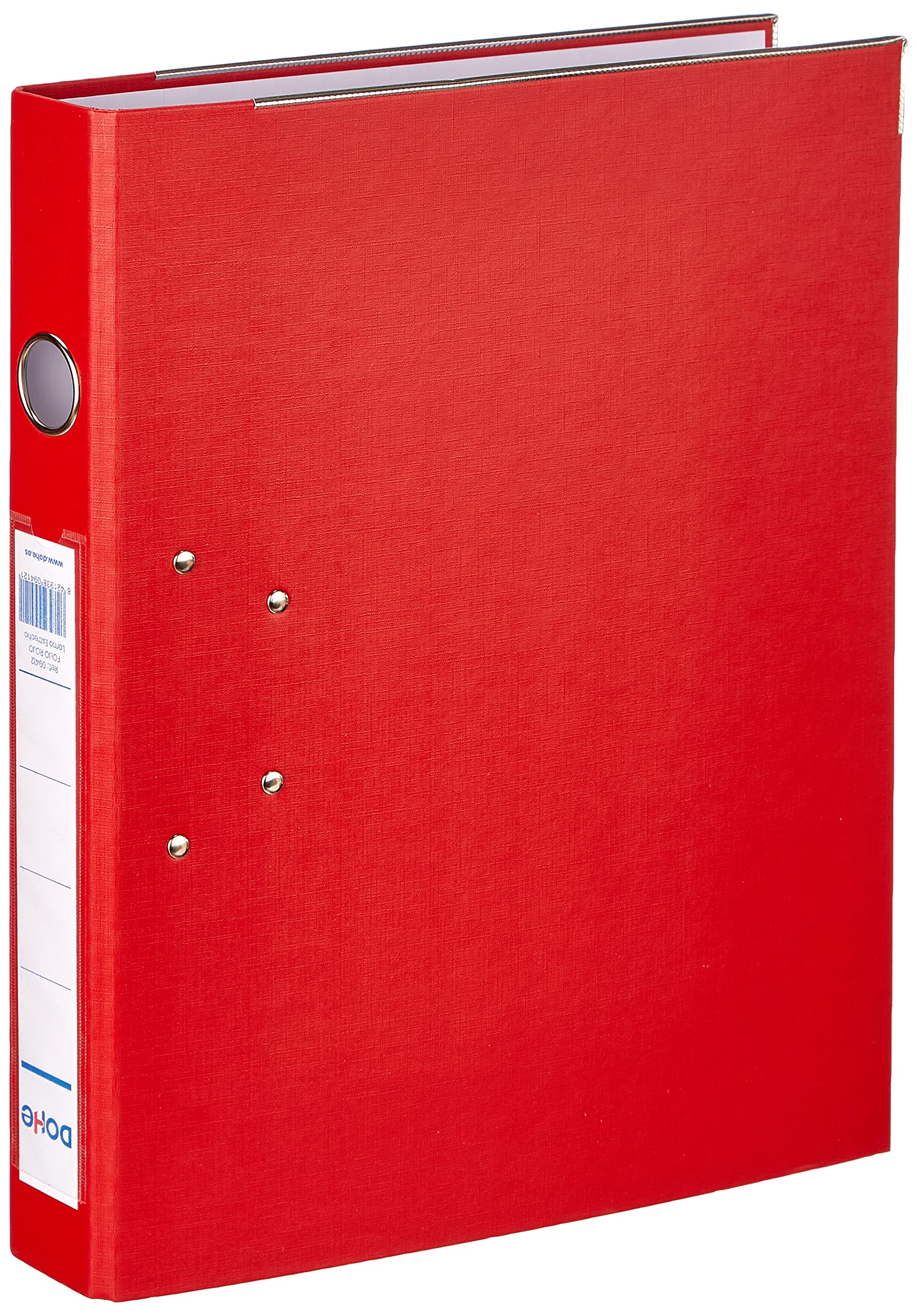 Dohe Archicolor Folio-Sized Narrow Spine Lever Arch File - Red