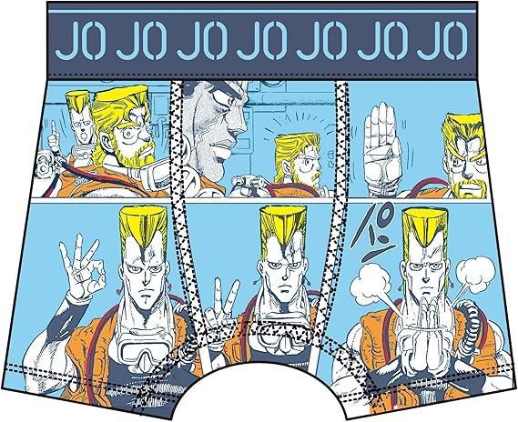 Amazon ジョジョの奇妙な冒険 メンズ ボクサーパンツ パン ツー まる みえ Mサイズ ボクサー 通販