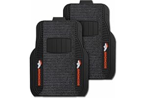 FANMATS - 13794 NFL Denver Broncos Nylon Face Deluxe Car Mat 20"x27"