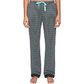 Noble Mount Womens Double Layer Knit Jersey Lounge Pants
