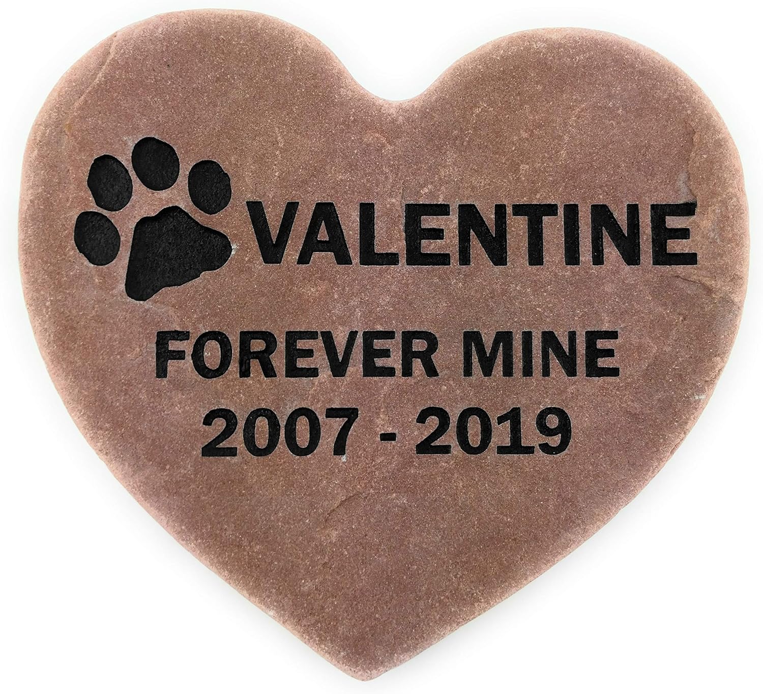 engraved pet memorial garden stone