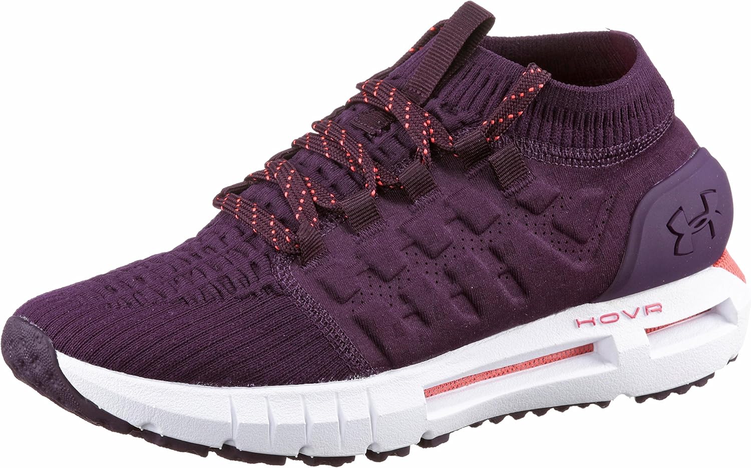 Tênis de corrida feminino Hovr Phantom da Under Armour, Merlot/White, 5.5 Tênis de corrida feminino Hovr Phantom da Under Armour, Merlot/White, 5.5