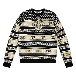FOCO Standard NFL Big Logo Ugly Sweater, Team Color