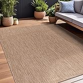 Beverly Rug Indoor Outdoor Rug 9x12, Washable Outside Carpet for Patio, Deck, Porch, Solid Modern Area Rug, Water Resistant, 