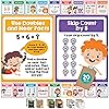 Decorably 20 Vibrant Math Posters for Elementary School, 11x14in Matte ...