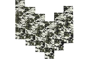 6-Pack 100% Cotton Bandanas - Holiday Gifts for Men Women