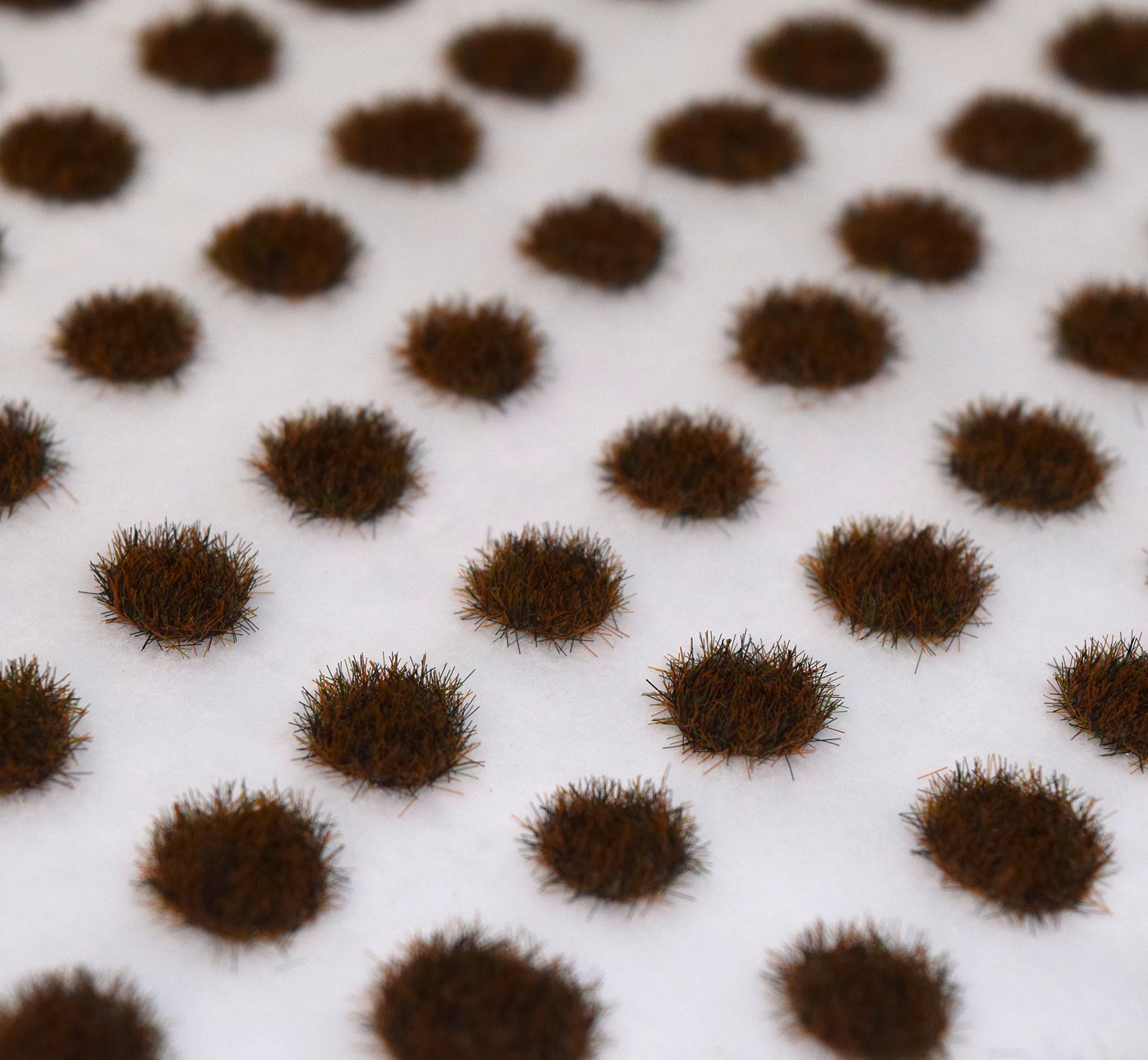 War World Scenics Scorched 2mm Self Adhesive Static Grass Tufts x 100 – Railway Modeling Wargaming Terrain Model Diorama