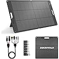 SOKIOVOLA 110W 18V Portable Solar Panel Kit,Portable Foldable Solar Panel,NextGen Solar Cell Up to 25% Conversion Rate,ETFE IP68 Waterproof & Dustproof for Power Station Outdoor Camping RV Trip
