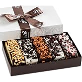 Barnetts 5 Chocolate Biscotti Gift Basket Gourmet Cookie Treats | Gourmet Candy Baskets, Halloween, Thanksgiving, Diwali, Christmas Holiday Prime Food Gift Delivery, For Men, Women