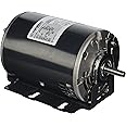 Marathon B402 48Y Frame Totally Enclosed 48S17D7209 Attic Fan Motor, 1/3 hp, 1800/1200 RPM, 115 VAC, 1 Split Phase, 2 Speeds, Ball Bearing, Resilient Base