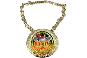 Express Medals Chili Cookoff Cooking Champ Chain Trophy Award with a Center Plaque Plate Measuring 6 by 5.25 Inches and Includes a 34 Inch Chain with Black Velvet Presentation Bag.
