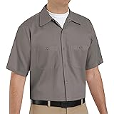 Red Kap Men's Enhanced Visibility Cotton Work Shirt