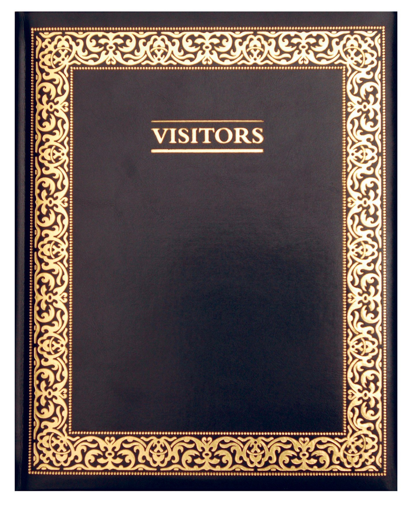 Letts Visitors Book - Black