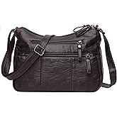 VOLGANIK ROCK Purses for Women Soft PU Leather Shoulder Bag Ladies Crossbody Purse and handbags Lightweight Pocketbook
