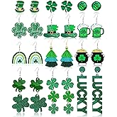 9 Pairs Valentines Day Earrings for Women, Love Heart Dangle Acrylic Earrings Valentine's Accessories Jewelry Gifts for Women Holiday Party Wedding