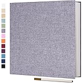 Vienrose Large Photo Album Self Adhesive for 4x6 5x7 8x10 Pictures Scrapbook Album DIY Scrap Book 40 Sticky Pages with A Metallic Pen Grey