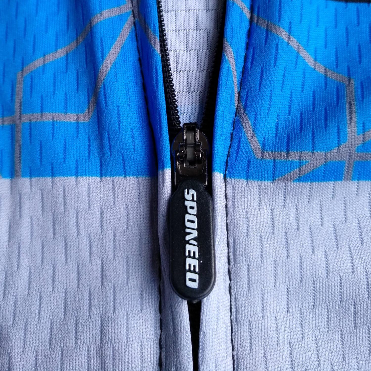 sponeed Men's Cycling Jerseys Tops Biking Shirts Short Sleeve Bike Clothing Full Zipper Bicycle Jacket with Pockets : Clothing
