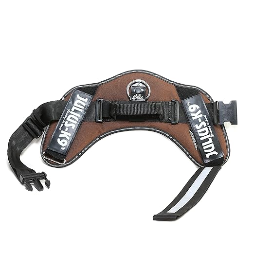 JULIUS K-9 IDC-Powergeschirr mit Logofeld, Gr. 2 Schokoladenbraun