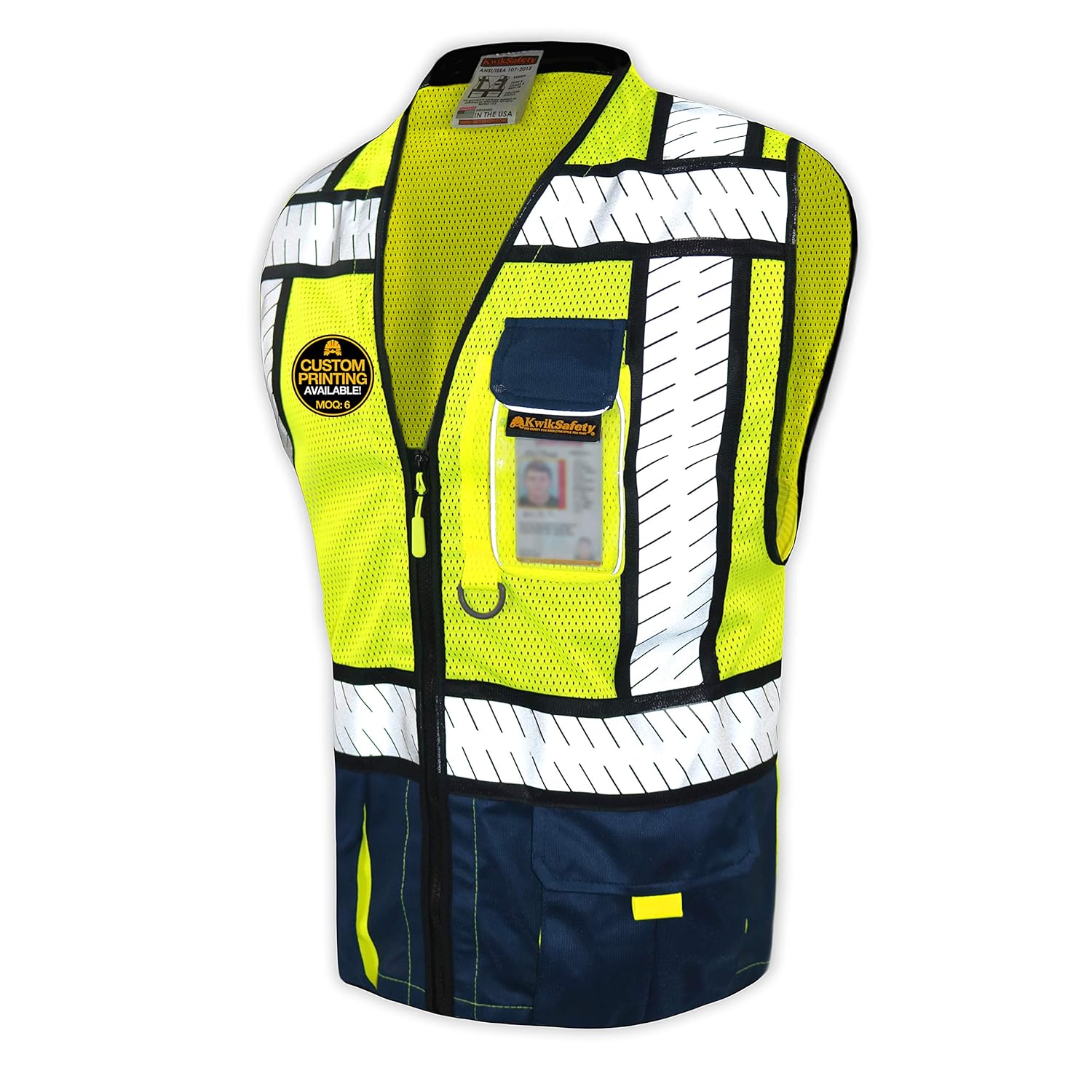 Charlotte, NC MultiUse Pockets Class 2 ANSI High Visibility Reflective