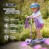 Micro Eco Scooter Ribbons Purple 30 Strands Handlebar Tassels Waterproof view 5