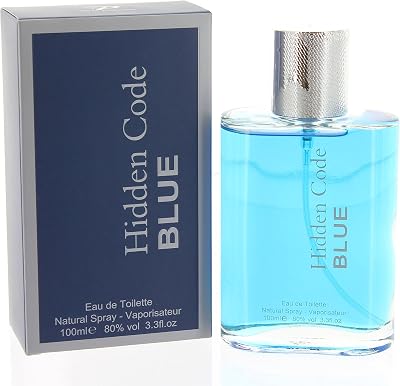 Fine Perfumery HiddenCode Blue Eau De Toilette Spray for Men 100ml New Pour