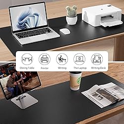 Aothia Leather Desk Pad Protector,Mouse Pad,Office