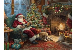 Nattork Jigsaw Puzzle 1000 Pieces for Adults, Christmas House,Challenging Adult Puzzles for Christmas Decor & Gift