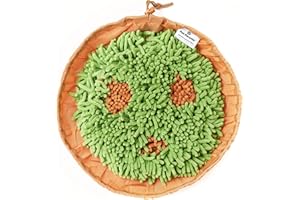 Pet Parents® Forager® Bowls, Slow Feeder Dog Bowls with SoftSnout™ & Non-Slip Backing Technology, Dog Puzzle Toys, Dog Snuffle Mat & Snuffle Mat for Large Dogs and Small Dogs (Meadow Natural)