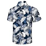 Mizvsitrd Hawaiian Shirt for Men, Hawaii Short