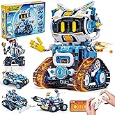 Glikid 5-in-1 STEM Robotics Kit, APP &amp; Remote Control Robot Building Kit | Build &amp; Rebuild 5 Models with One Kit, Control with App or Remote, STEM Toys for Ages 8-13, Birthday Gift for Boys and Girls