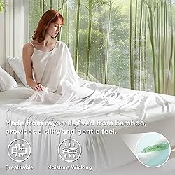 Bedsure Queen Sheet Set, Cooling Sheets for Queen