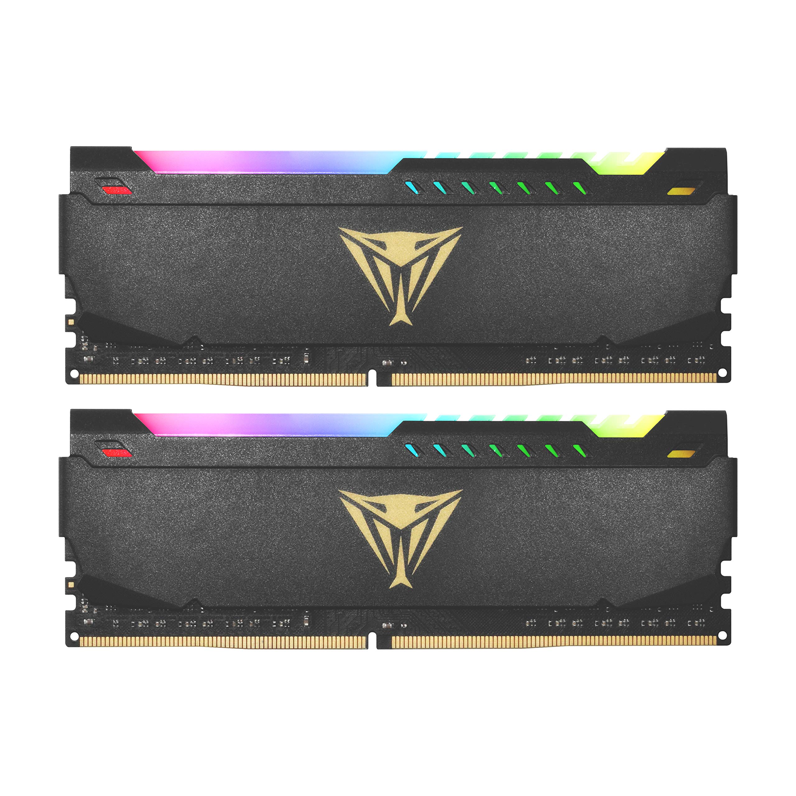 Patriot Viper Steel RGB DDR4 16GB (2 x 8GB) 4133MHz CL 19-19-19-43 UDIMM Low-Latency Gaming Memory Kits - PVSR416G413C9K