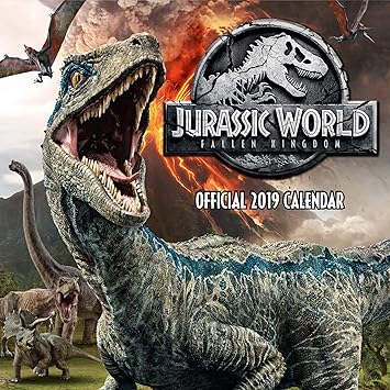Jurassic World Official 2019 Calendar Square Wall Calendar Format Amazon Ca Office Products