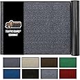 GORILLA GRIP Traffic Guard Door Mat, Heavy Duty Welcome Mats, Commercial Office Space Doormat, Waterproof, Fade Resistant, Strong Rubber Backing, Low Profile, Shoe and Boot Scraper, 29x17, Gray