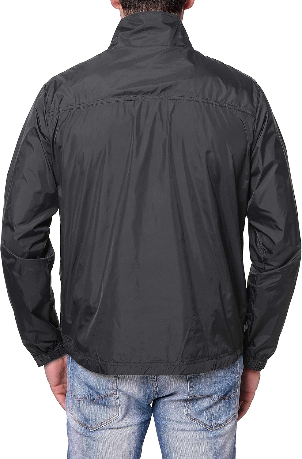TRAILSIDE SUPPLY CO. Mens Windbreaker Jackets Lightweight Packable Jacket,Windproof and Dustproof: Clothing