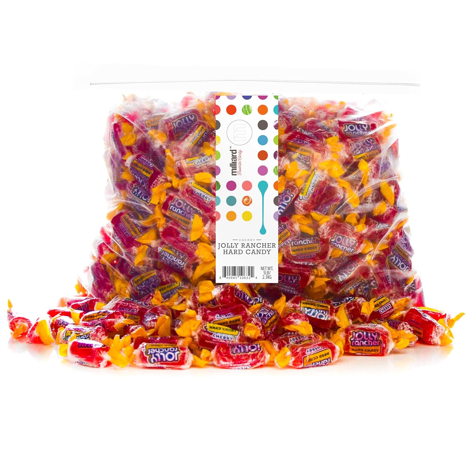 Jolly Rancher Hard Candy Cherry 5 Pound Resealable Bag 840985106324