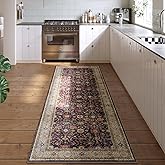 Rugcomf Runner Rug for Hallways Kitchen Rug Non Slip 2'6''x8' Washable Rugs with Rubber Backing Soft Carpet Runner for Hallways, Kitchen, Laundry, Bedroom, Bathroom (Dark Espresso)