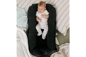 SA ACCESSORIES Lounger Cover by Sofia Amber – Cover ONLY for DockAToT and Sleepyhead Deluxe + Docks - Baby nest Sleep Pod Replacement Extra Cover - Emerald