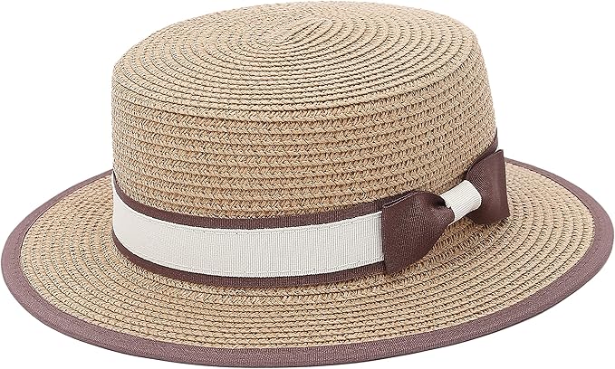Amazon Co Jp Cloudkids カンカン帽 麦わら帽子 ストローハット 日よけ帽子 ペーパー リボン レディース メンズ 軽量 通気性 自転車 つば広 Uvカット 旅行 調整可能 日除け帽子 小顔効果 春夏 ビーチ 海 ハット お出かけ アウトドア ブラウン 服 ファッション小物