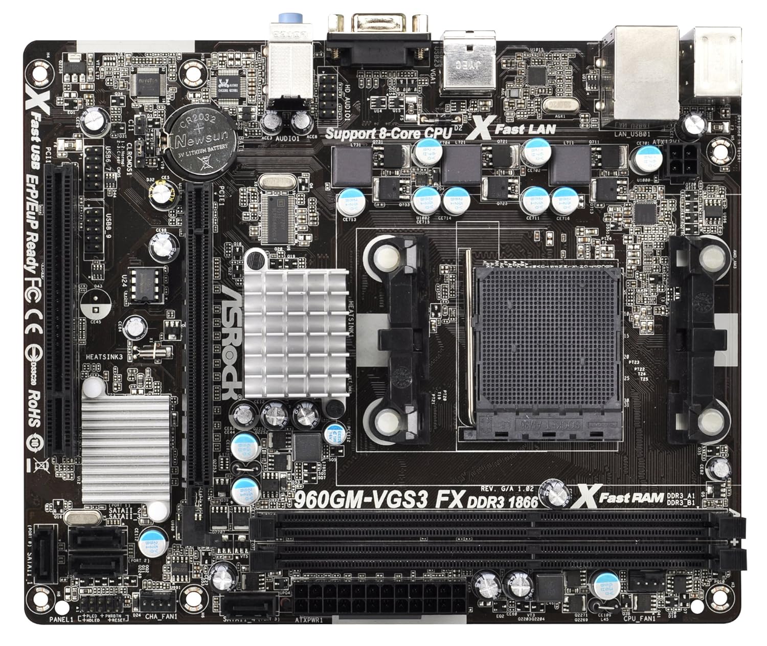 Скачать драйвера на asrock 960gm vgs3 fx