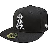 New Era MLB Black with White 59FIFTY Fitted Cap