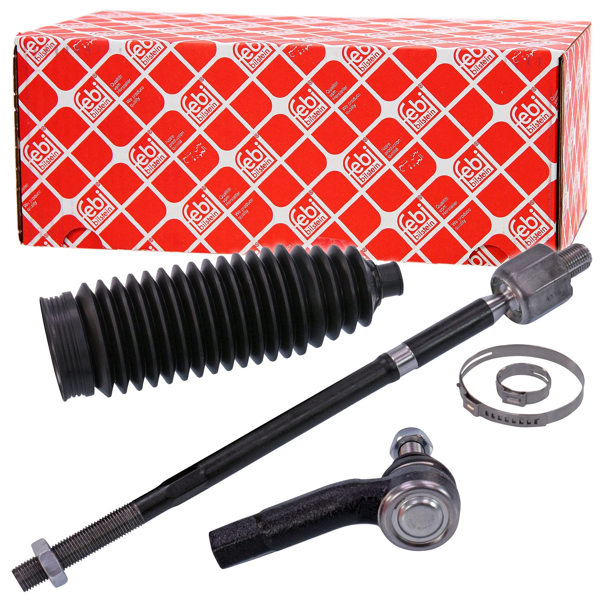 febi bilstein 44342 Tie Rod with steering boot set, pack of one